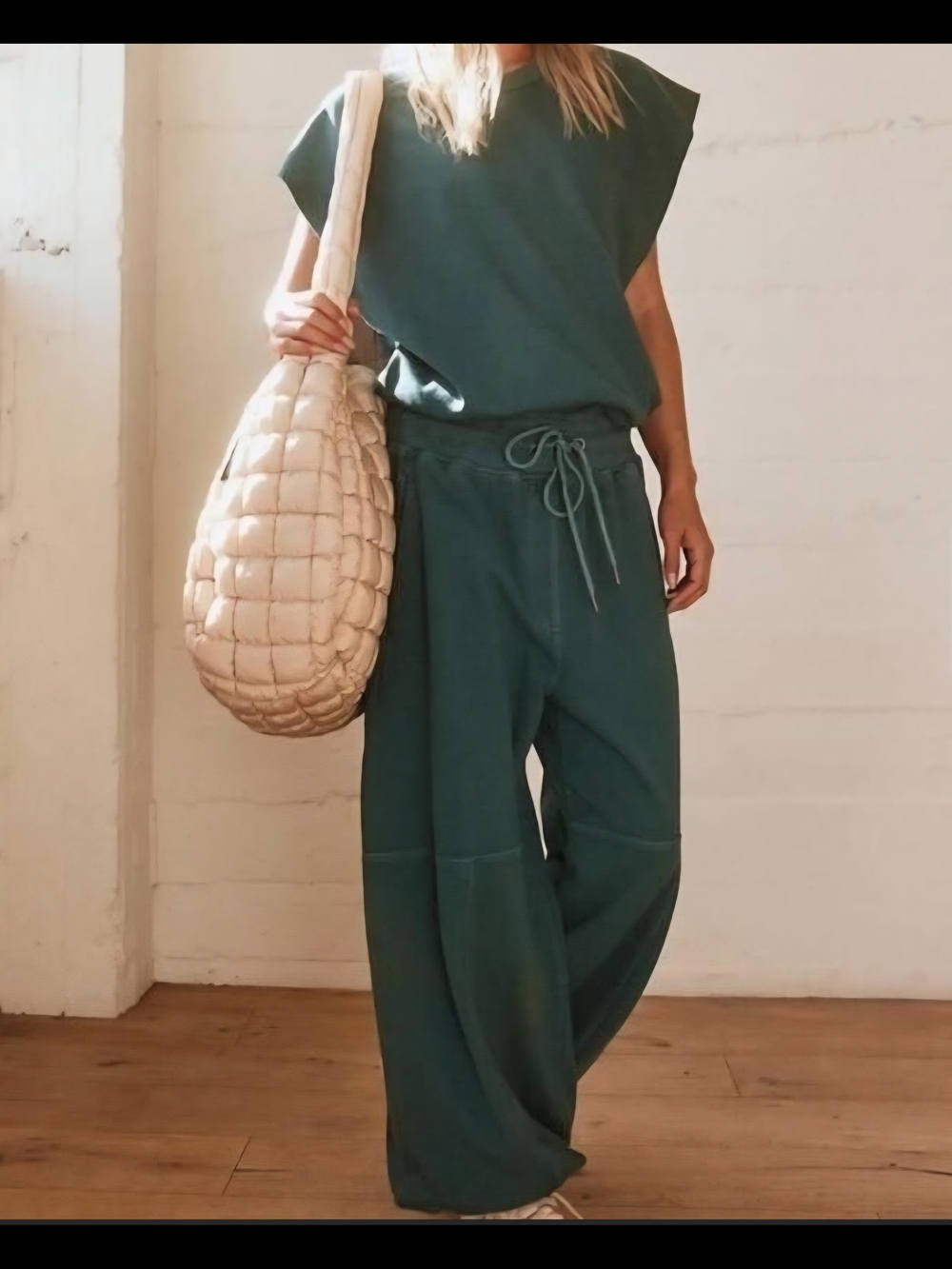 FP Movement Sz Large Throw and Go Onesie Jumpsuit - Heritage Green - Picture 4 of 12